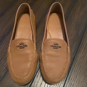 Coach leather loafers